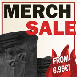 Metal merch items from 6.99€!